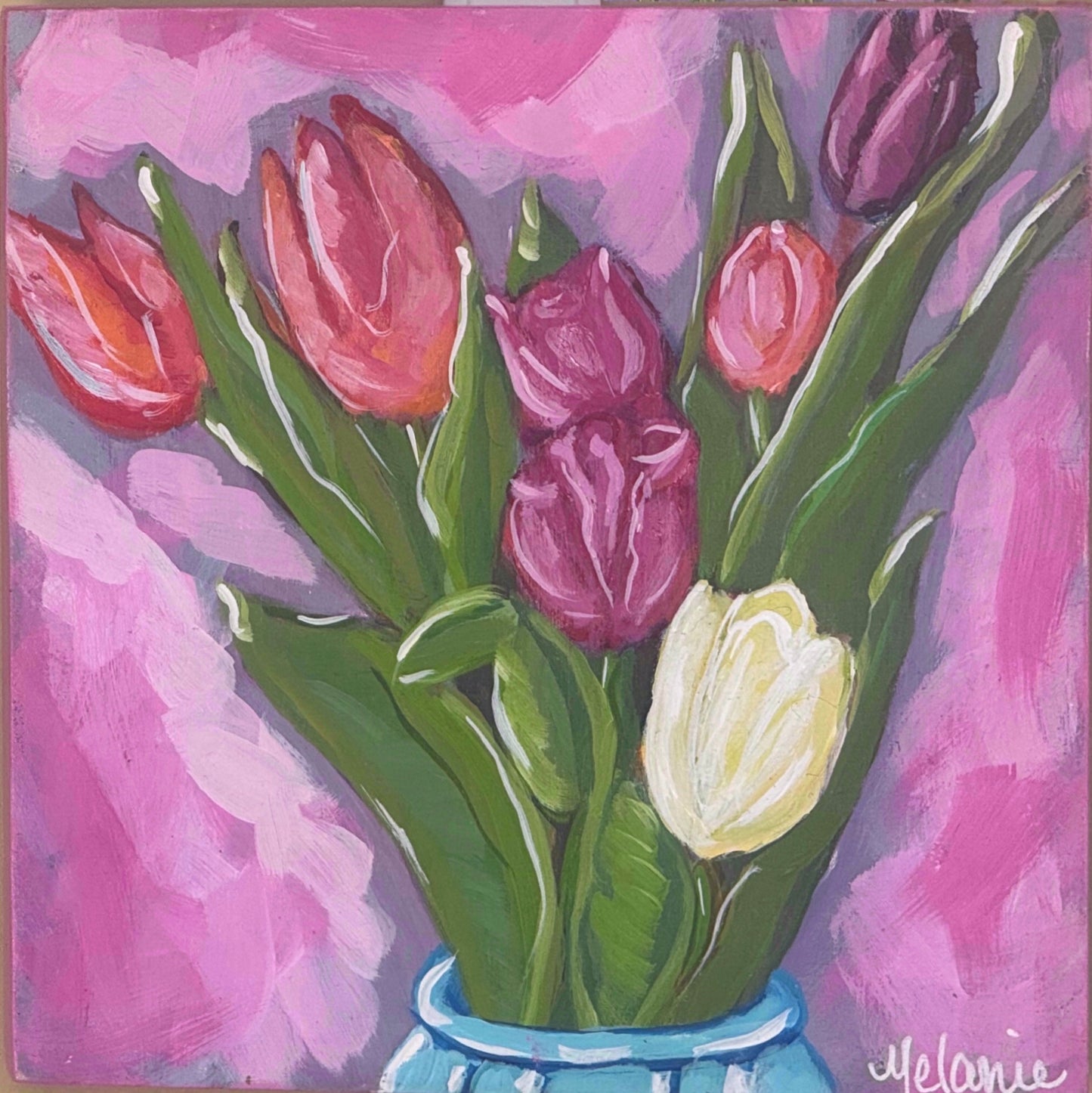 Small Vase of Tulips